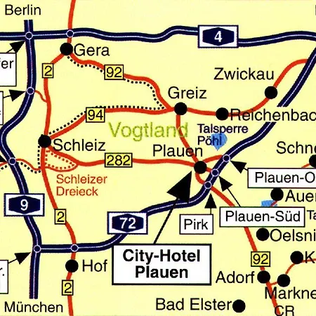 City-hotel Отель Плауэн